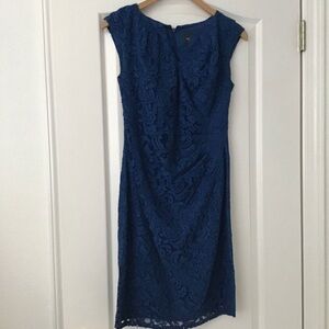 (Like New) Adrianna Papell Cap Sleeve Lace Dress